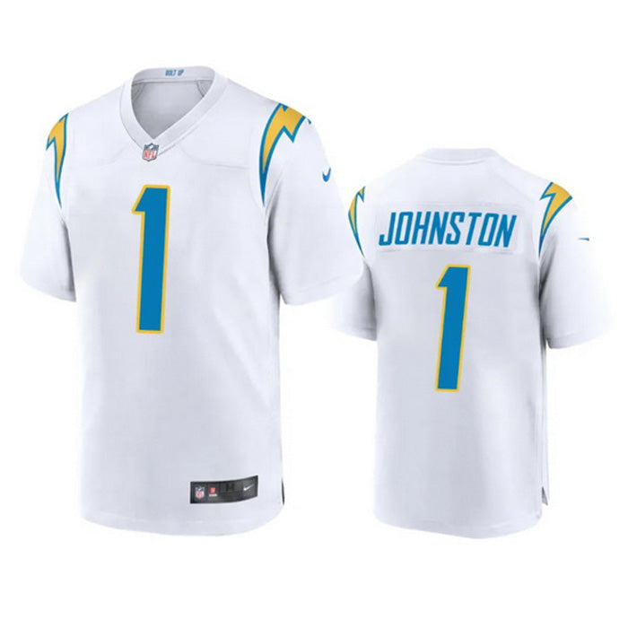 Men's Los Angeles Chargers Quentin Johnston Game Jersey - White